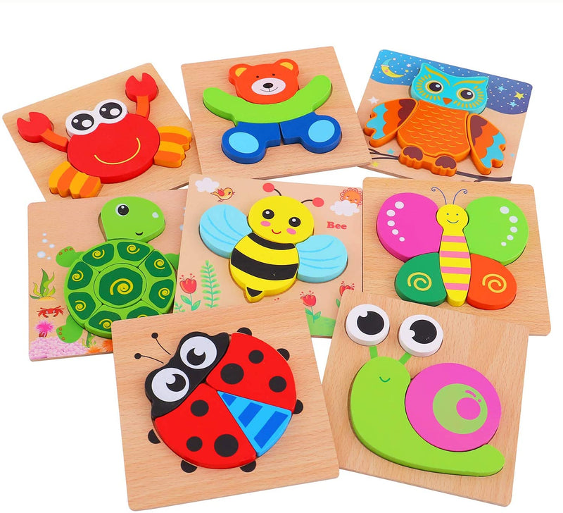 Montessori wooden learning puzzle – Colour Fun (Buy one, get one free)