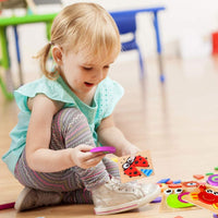 Montessori wooden learning puzzle – Colour Fun (Buy one, get one free)