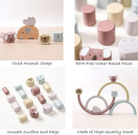 Montessori Wooden Playset – Buildoro-State of Style