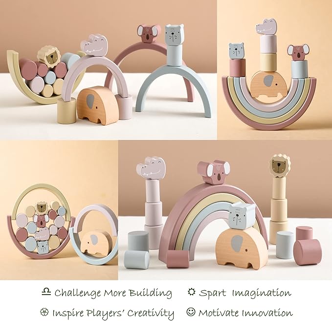 Montessori Wooden Playset – Buildoro-State of Style