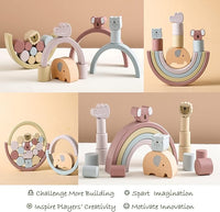 Montessori Wooden Playset – Buildoro-State of Style