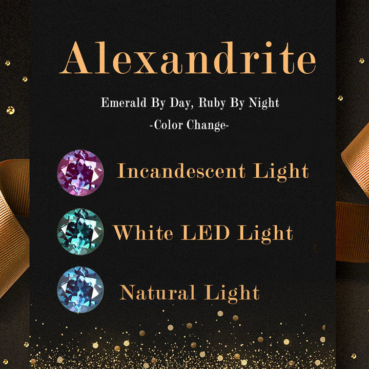 Moonstone Colour-Changing Alexandrite and Amethyst Engagement Ring - Elara-Gold-4.90 cm-State of Style