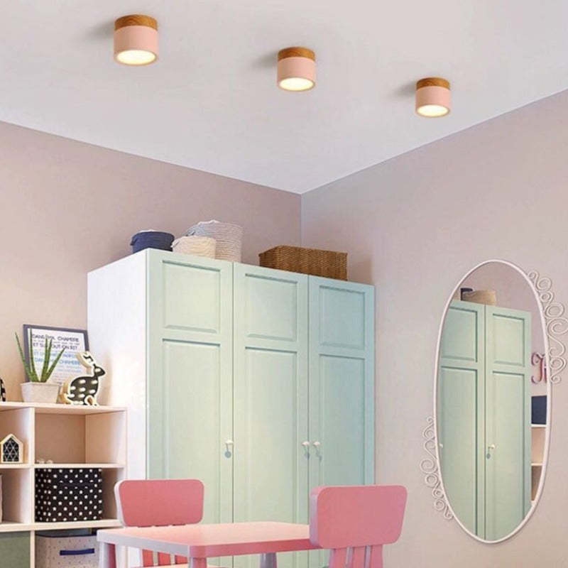 Morandi Style Modern LED Ceiling Lamp - LumiModo-Blue-5W-Warm white-State of Style
