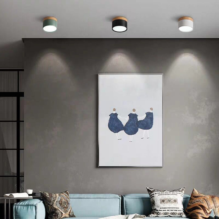 Morandi Style Modern LED Ceiling Lamp - LumiModo-Blue-5W-Warm white-State of Style