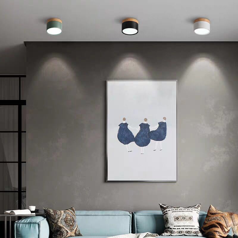 Morandi Style Modern LED Ceiling Lamp - LumiModo-Blue-5W-Warm white-State of Style