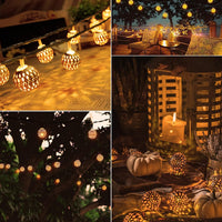 Moroccan Style Waterproof Solar String Lights - SunGlow Strings-Silver-State of Style