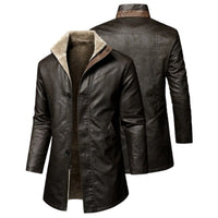 Motorcycle Jacket with Stylish Protection for Men - Stealth Phantom-Saddle Brown-S-State of Style