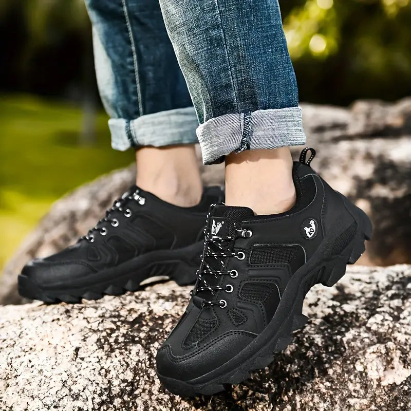 Mountaineering Shoes for Stylish Adventurers - TerraElite-Black-3.5-State of Style