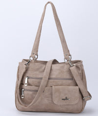 Multi-Compartment Women’s Shoulder and Crossbody Handbag – FlexiCarry