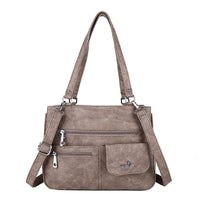 Multi-Compartment Women’s Shoulder and Crossbody Handbag – FlexiCarry