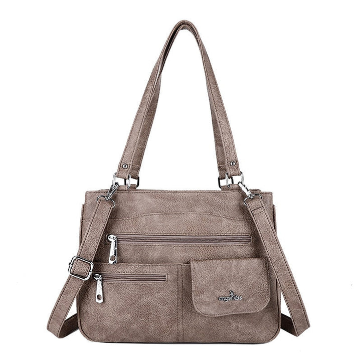 Multi-Compartment Women’s Shoulder and Crossbody Handbag – FlexiCarry