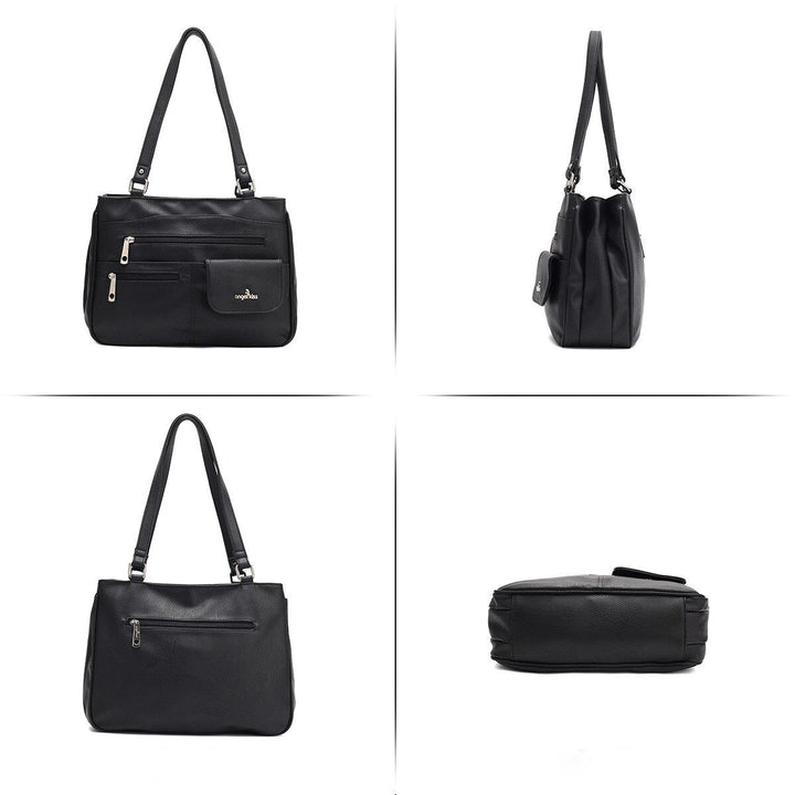 Multi-Compartment Women’s Shoulder and Crossbody Handbag – FlexiCarry