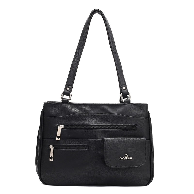 Multi-Compartment Women’s Shoulder and Crossbody Handbag – FlexiCarry