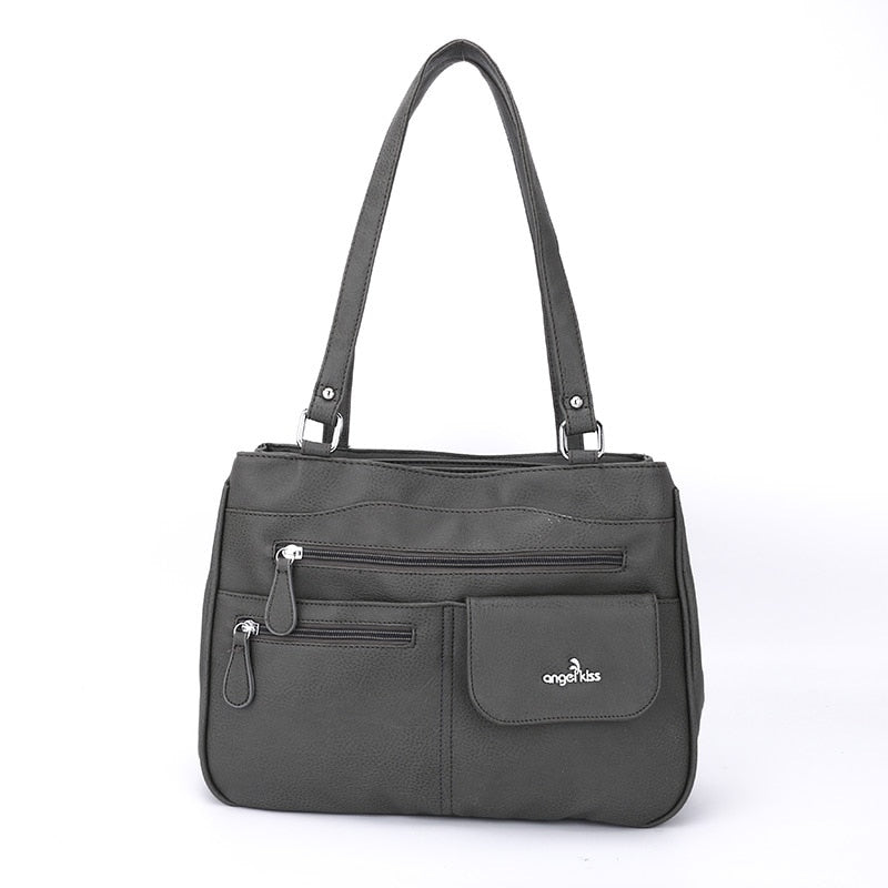 Multi-Compartment Women’s Shoulder and Crossbody Handbag – FlexiCarry