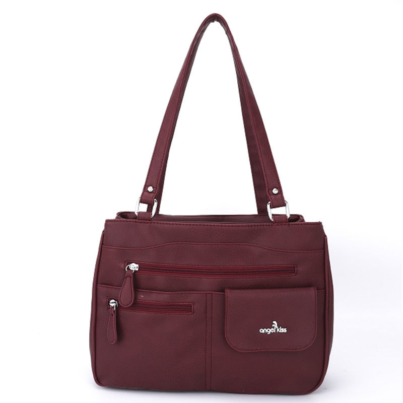 Multi-Compartment Women’s Shoulder and Crossbody Handbag – FlexiCarry