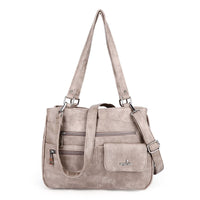 Multi-Compartment Women’s Shoulder and Crossbody Handbag – FlexiCarry
