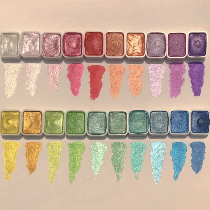 Multicolour Watercolour Set - ColorCrafter-Colour Scheme 1-20 Colours-State of Style