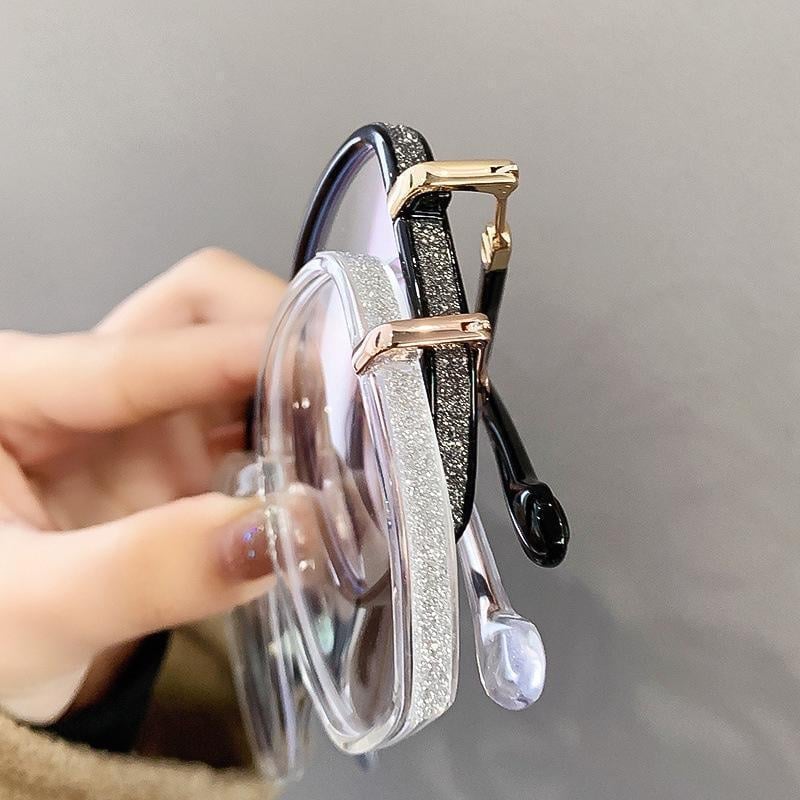 Multifocal Anti-Blue Light Reading Glasses - Livia-Gold-+1.0-State of Style