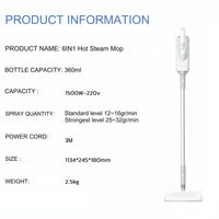 Multifunction Steam Cleaner (370ml) - SterilSteam-State of Style