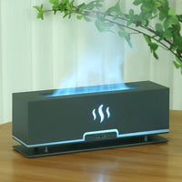 Multifunctional Aroma Humidifier - GlowFlame-Dark Wood Grain-State of Style
