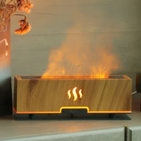 Multifunctional Aroma Humidifier - GlowFlame-Light Wood Grain-State of Style