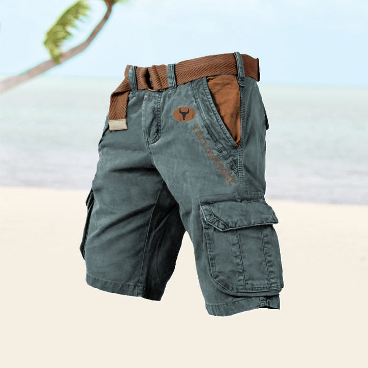 Multifunctional Cargo Shorts for Men - Ethan-Blauw-S-State of Style