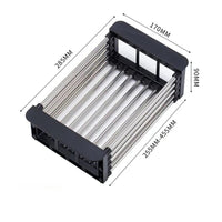 Multifunctional Draining Rack - FlexRack-Grey-State of Style