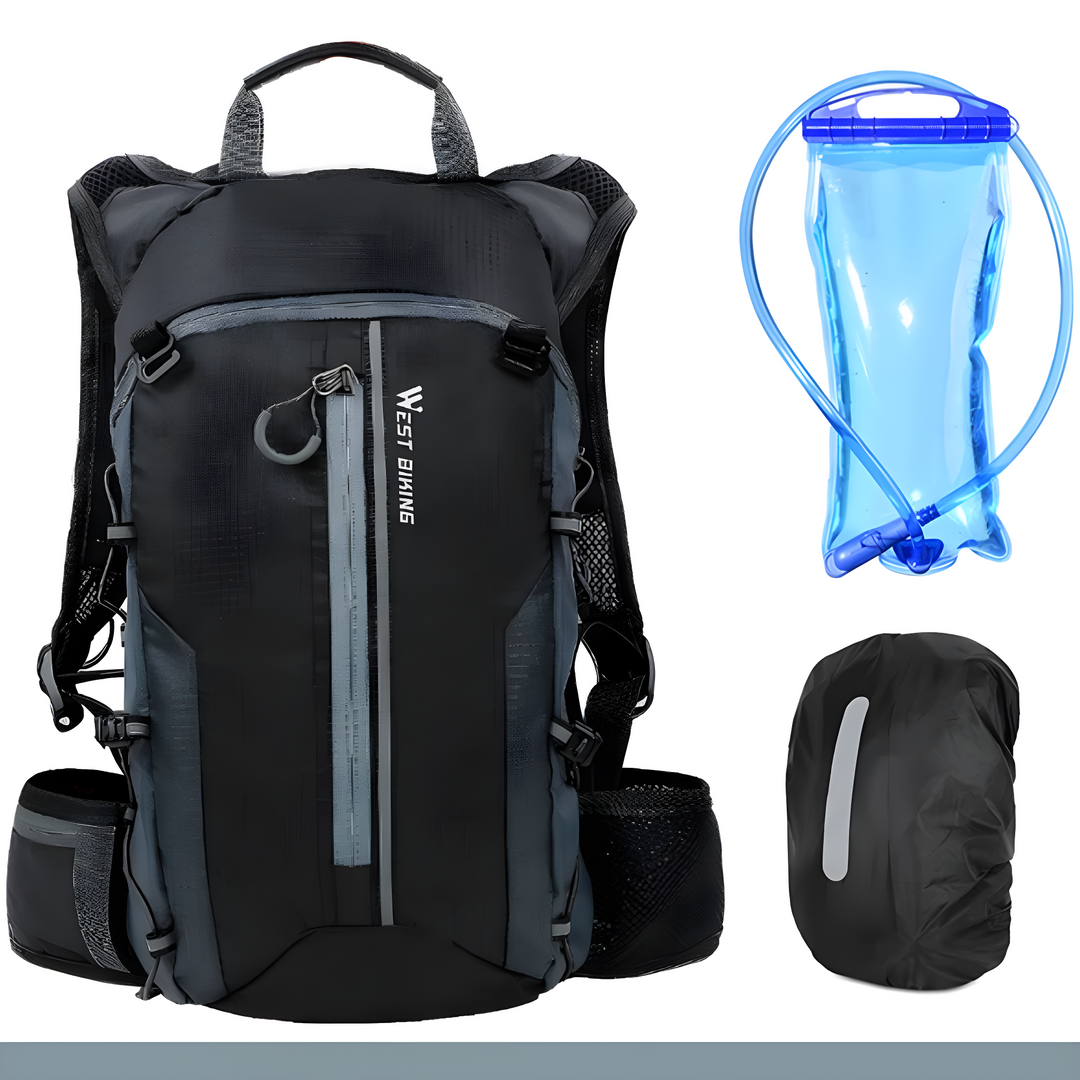 Multifunctional Drinking Backpack - HydroRide-Grey-State of Style
