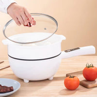 Multifunctional Electric Frying Pan with Steamer - CookEase-State of Style
