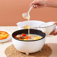 Multifunctional Electric Frying Pan with Steamer - CookEase-State of Style