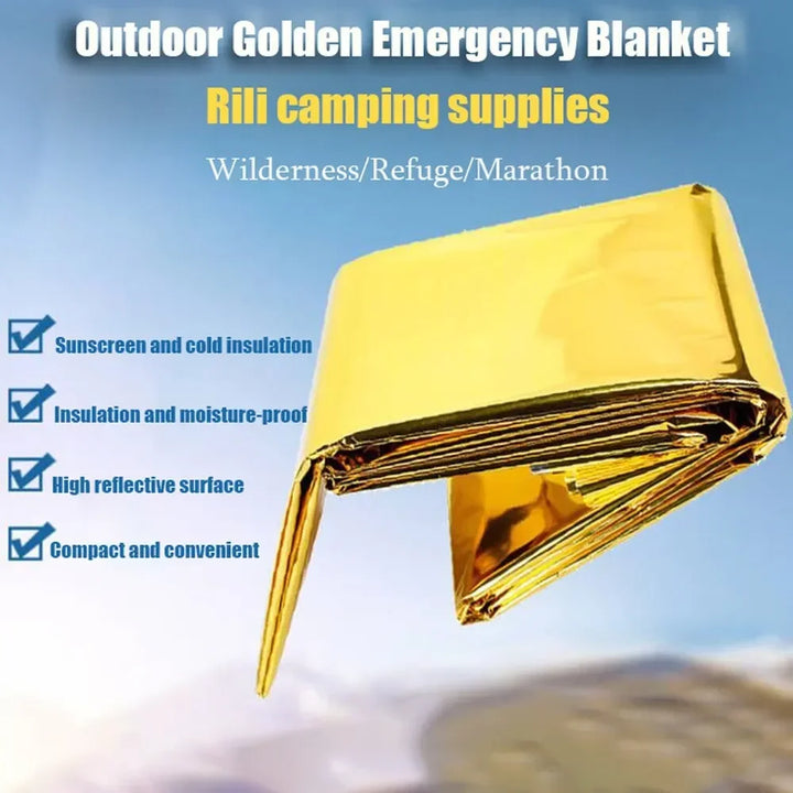 Multifunctional Emergency Blanket and Insulation Blanket - ThermaShield Poncho-Silver A-State of Style