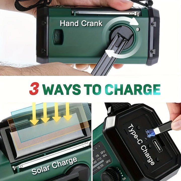 Multifunctional Emergency Radio - SurvivorPower-State of Style