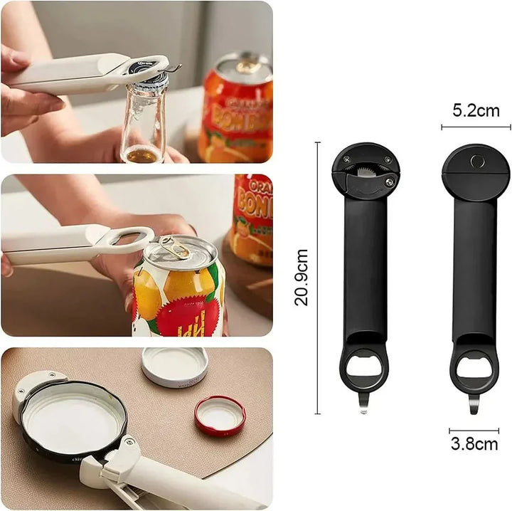 Multifunctional Jar Opener - GripTwist-White-State of Style