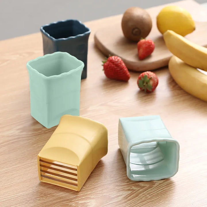 Multifunctional Kitchen Assistant for Quick Chopping - QuickSlice-Yellow-State of Style