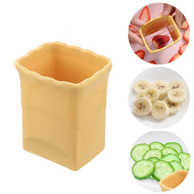 Multifunctional Kitchen Assistant for Quick Chopping - QuickSlice-Yellow-State of Style