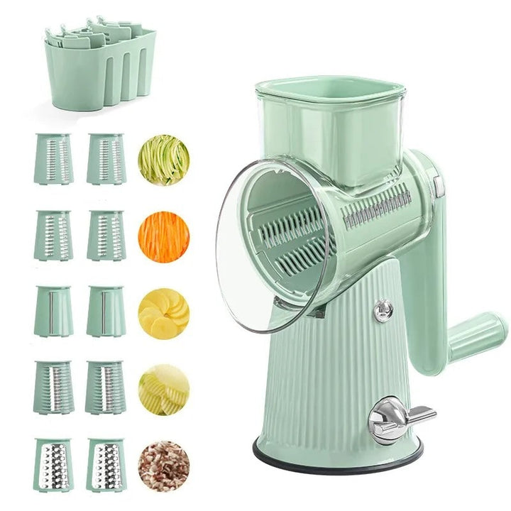 Multifunctional Kitchen Grater & Chopper - SliceMaster-Green-State of Style