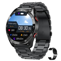 Multifunctional Smartwatch - HealthSync Pro-Black Steel-State of Style