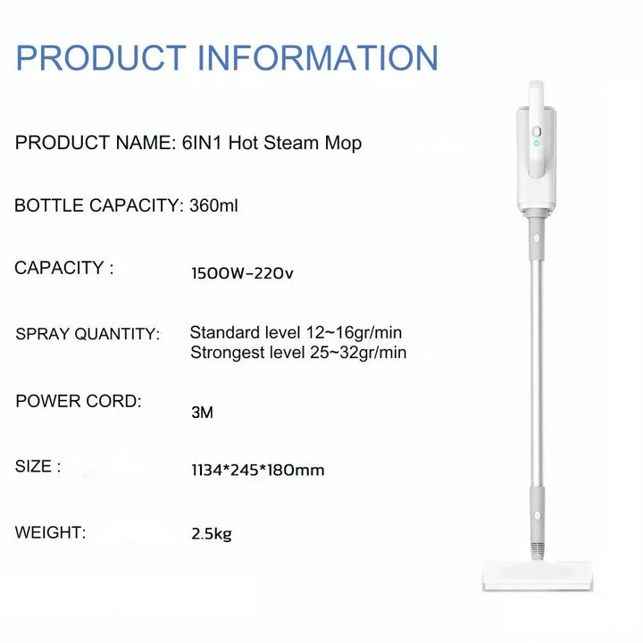 Multifunctional Steam Cleaner (370ml) - SterilSteam-State of Style