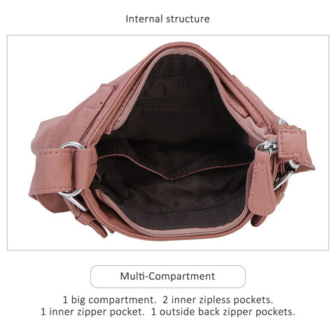 Multifunctional Stylish Anti-Theft Bag - SafeStyle-Black-State of Style