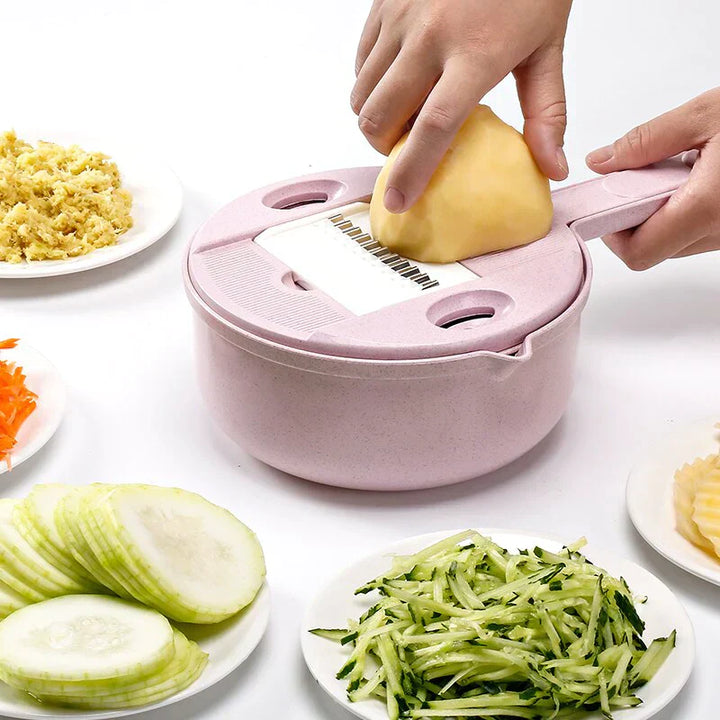Multifunctional Vegetable Slicer - SliceMaster-Blue-State of Style
