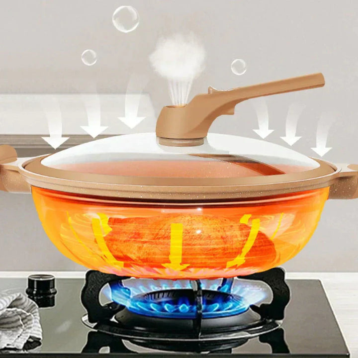 Multifunctional Wok Pan with Non-Stick Coating - CookFlex-State of Style