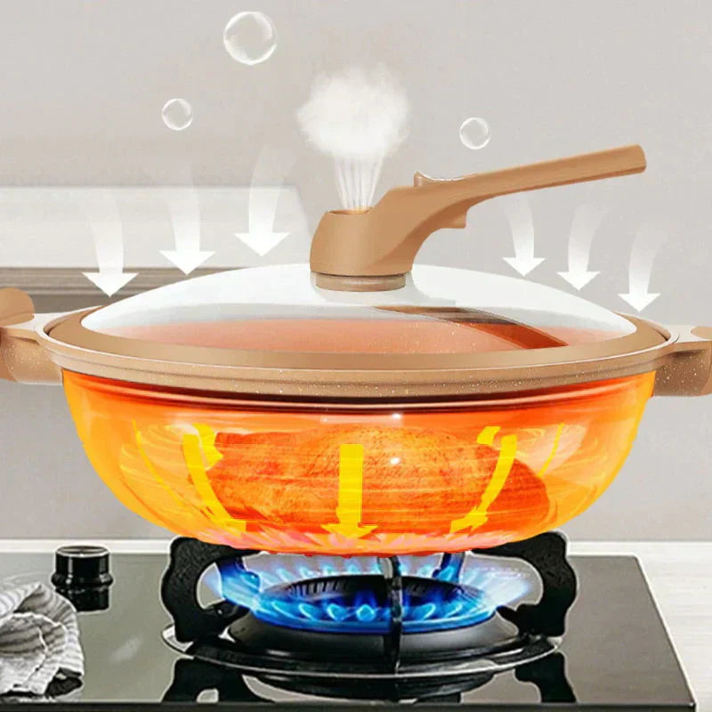 Multifunctional Wok Pan with Non-Stick Coating - CookFlex-State of Style