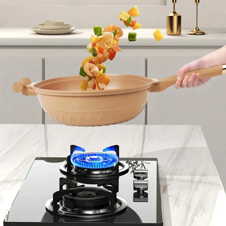 Multifunctional Wok Pan with Non-Stick Coating - CookFlex-State of Style