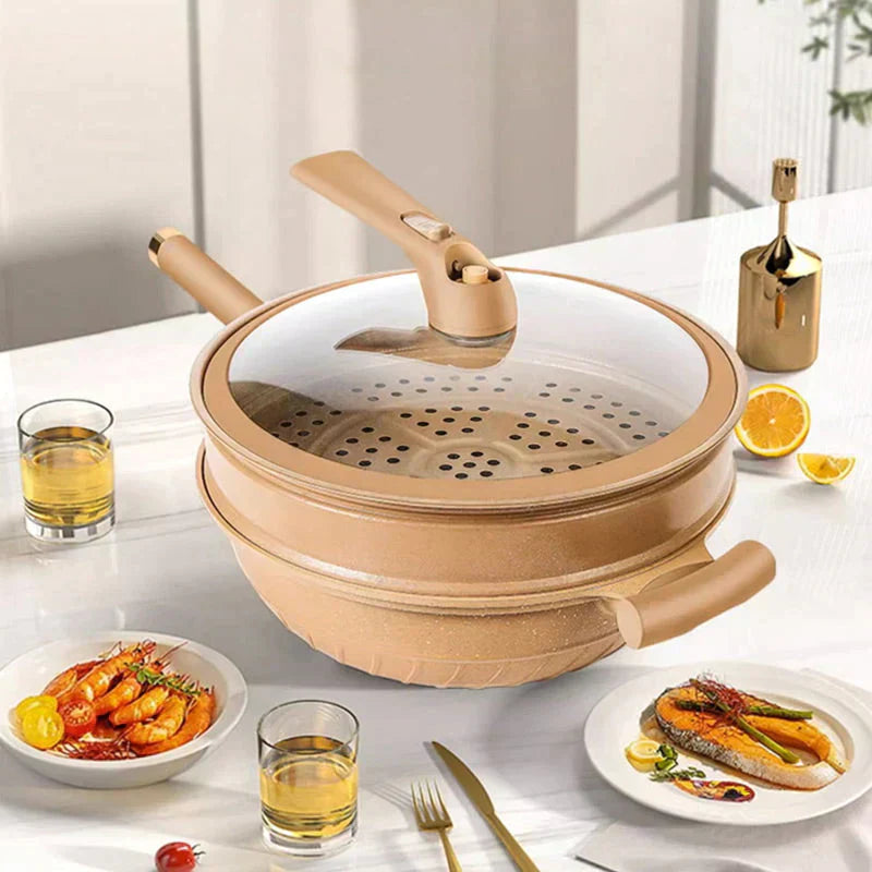 Multifunctional Wok Pan with Non-Stick Coating - CookFlex-State of Style