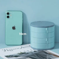 Multilayer Rotating Jewellery Organiser-BLUE-State of Style