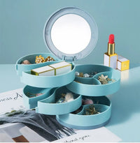 Multilayer Rotating Jewellery Organiser-BLUE-State of Style