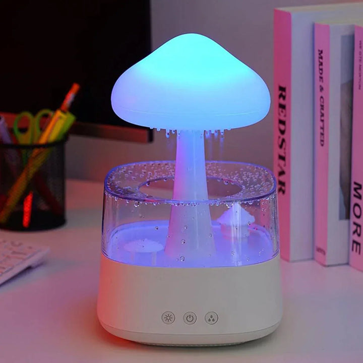 Mushroom Clouds Rain Humidifier - CalmCloud-White-State of Style
