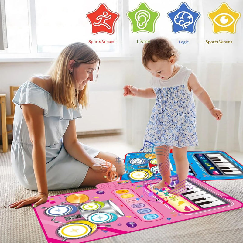 Musical Play Mat for Children - MelodyPlay-Pink-State of Style