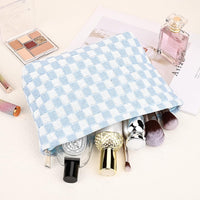 Must-Have Checked Make-up Bag Set-Red-State of Style