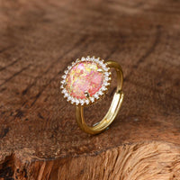 Mystical Glow Cocktail Ring – Elowen-Blue-State of Style